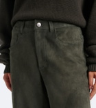 Stouls Mytheo suede wide-leg pants