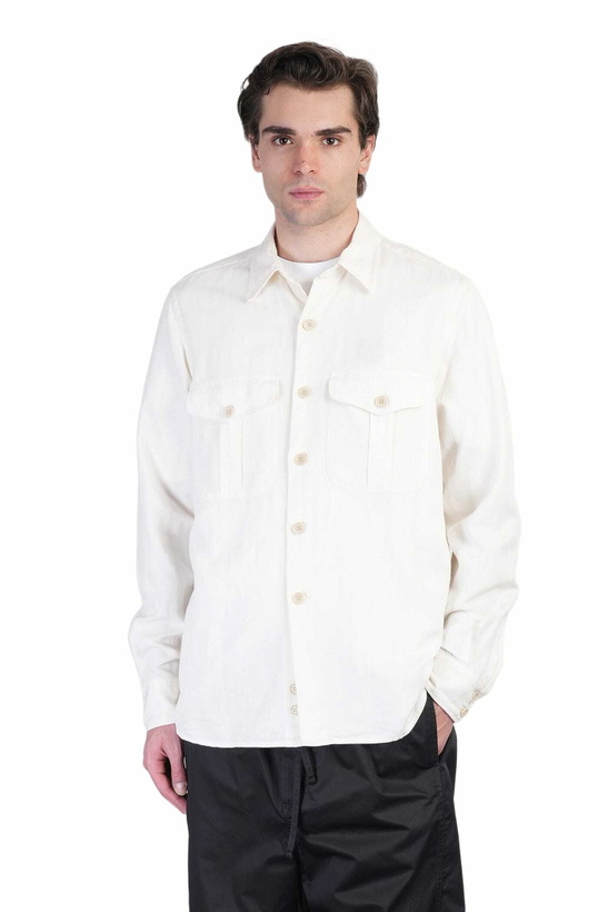 Photo: Aspesi Glenn Shirt In Beige Linen