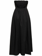 MATTEAU Strapless Cotton Maxi Dress
