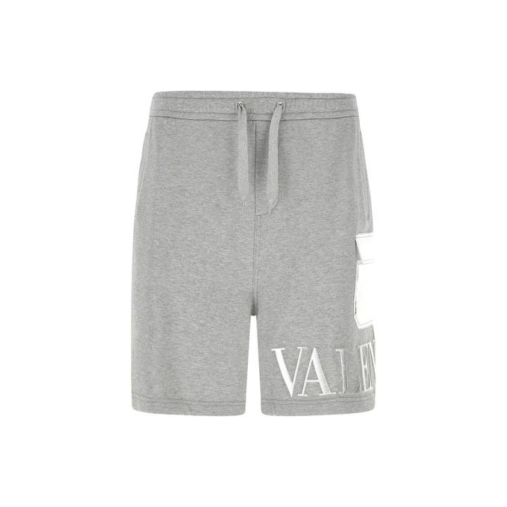 Photo: Valentino Garavani Embossed Logo Bermuda Shorts