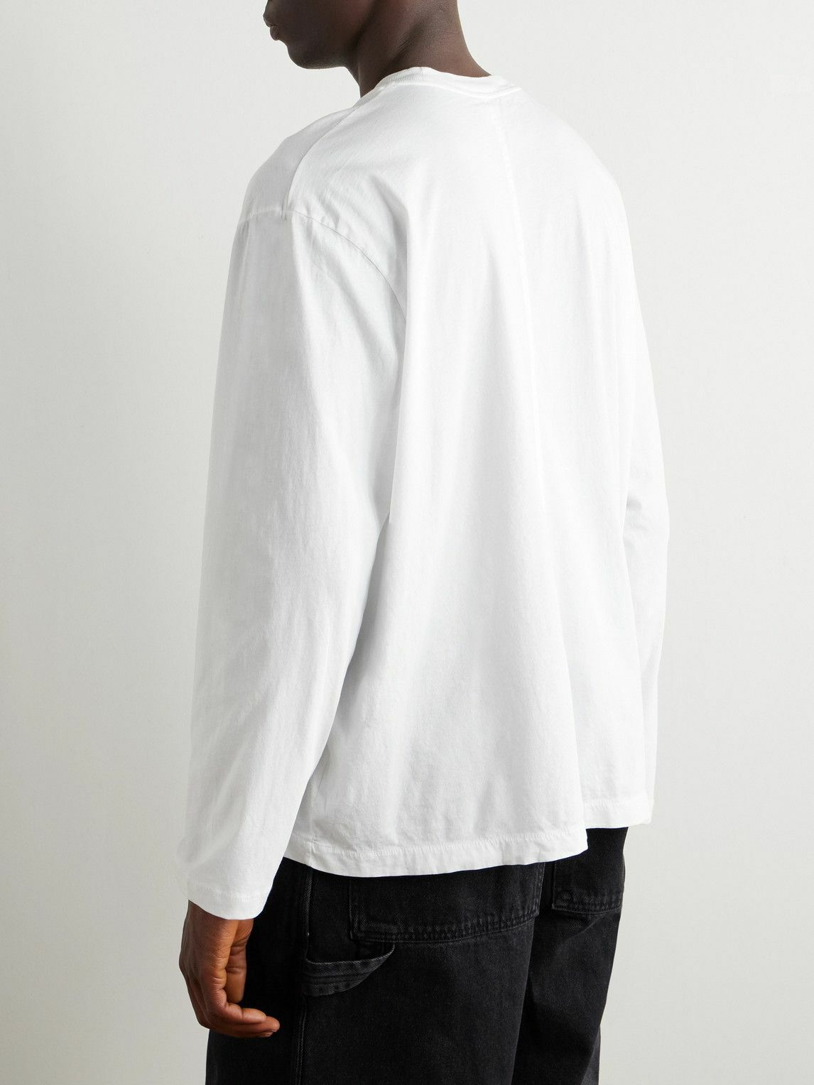 SSAM - Charlie Organic Cotton-Jersey T-Shirt - White