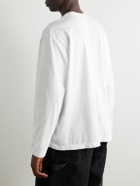 SSAM - Charlie Organic Cotton-Jersey T-Shirt - White
