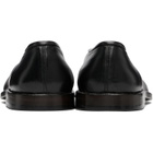 LEMAIRE Black Flat Piped Slippers