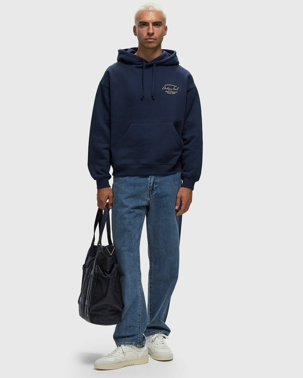 Axel Arigato Château Axel Hoodie Blue Hoodies Axel Arigato