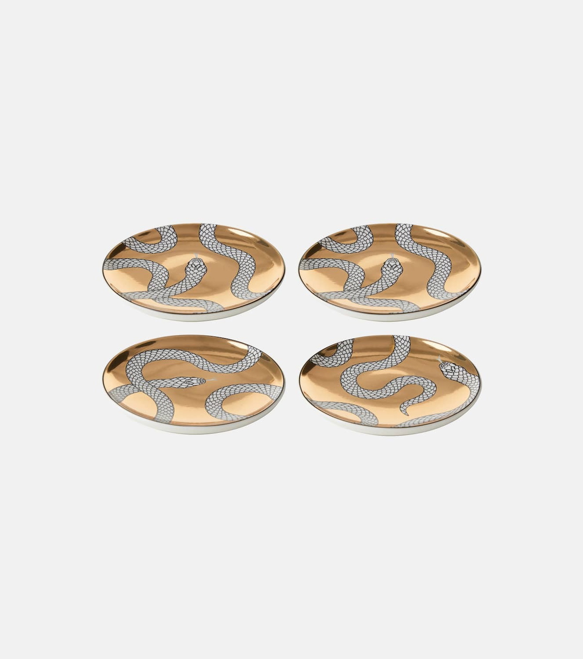 Jonathan Adler Eden set of 4 porcelain coasters