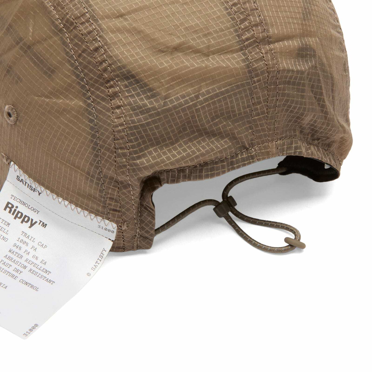 Satisfy Men's Rippy Trail Cap in Shitake 