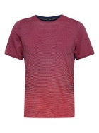 NIKE RUNNING - Pinnacle Run Division Colour-Block Dri-FIT T-Shirt - Pink