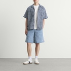 Adidas Men's Denim Shorts in Light Blue