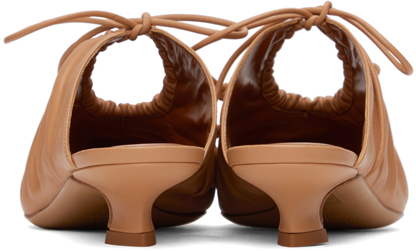 by Malene Birger Tan Masey Leather Mules