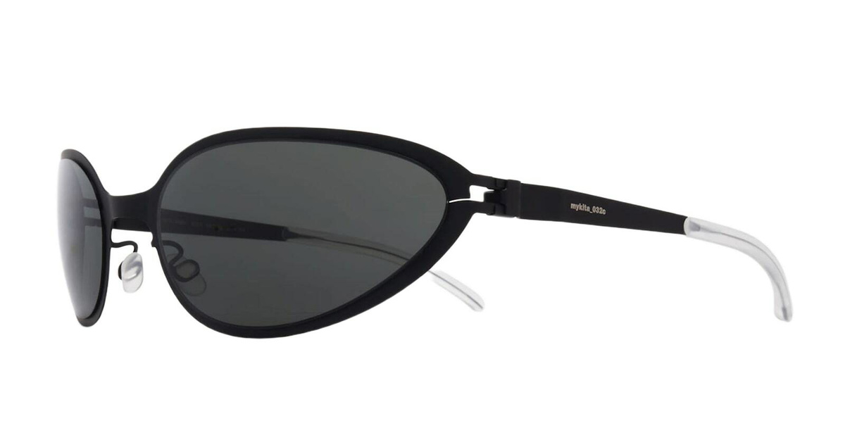 Mykita Bear - Black Solid Sunglasses