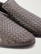Bottega Veneta - Sunday Intrecciato Leather Slippers - Brown