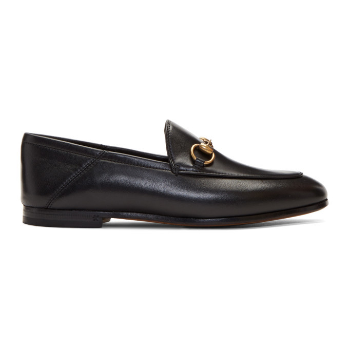 Gucci Black Brixton Crushback Loafers Gucci