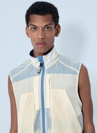 Metalwood Quilted Zip-Up Vest