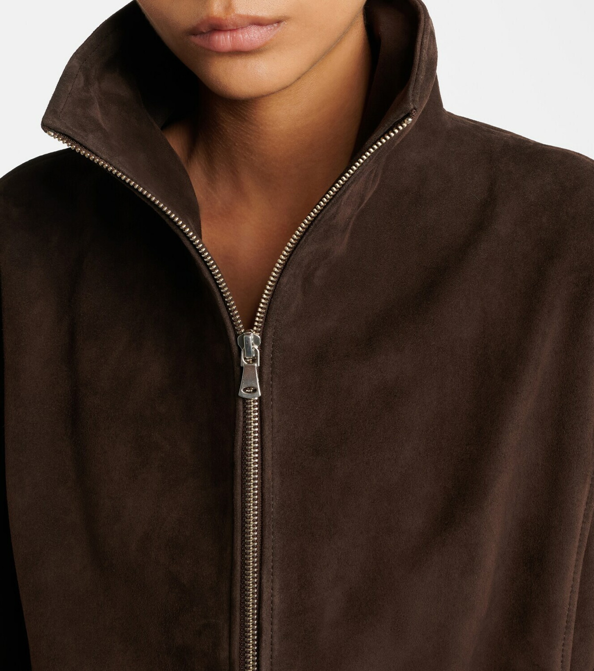 Nour Hammour Etienne suede jacket