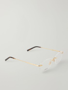 Dior Eyewear - Black Suito S27U D-Frame Gold-Tone and Acetate Glasses