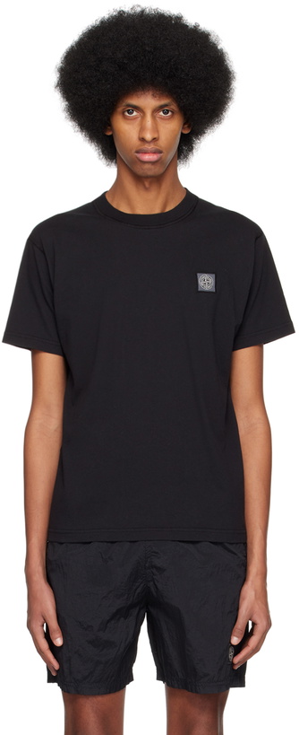 Photo: Stone Island Black Patch T-Shirt