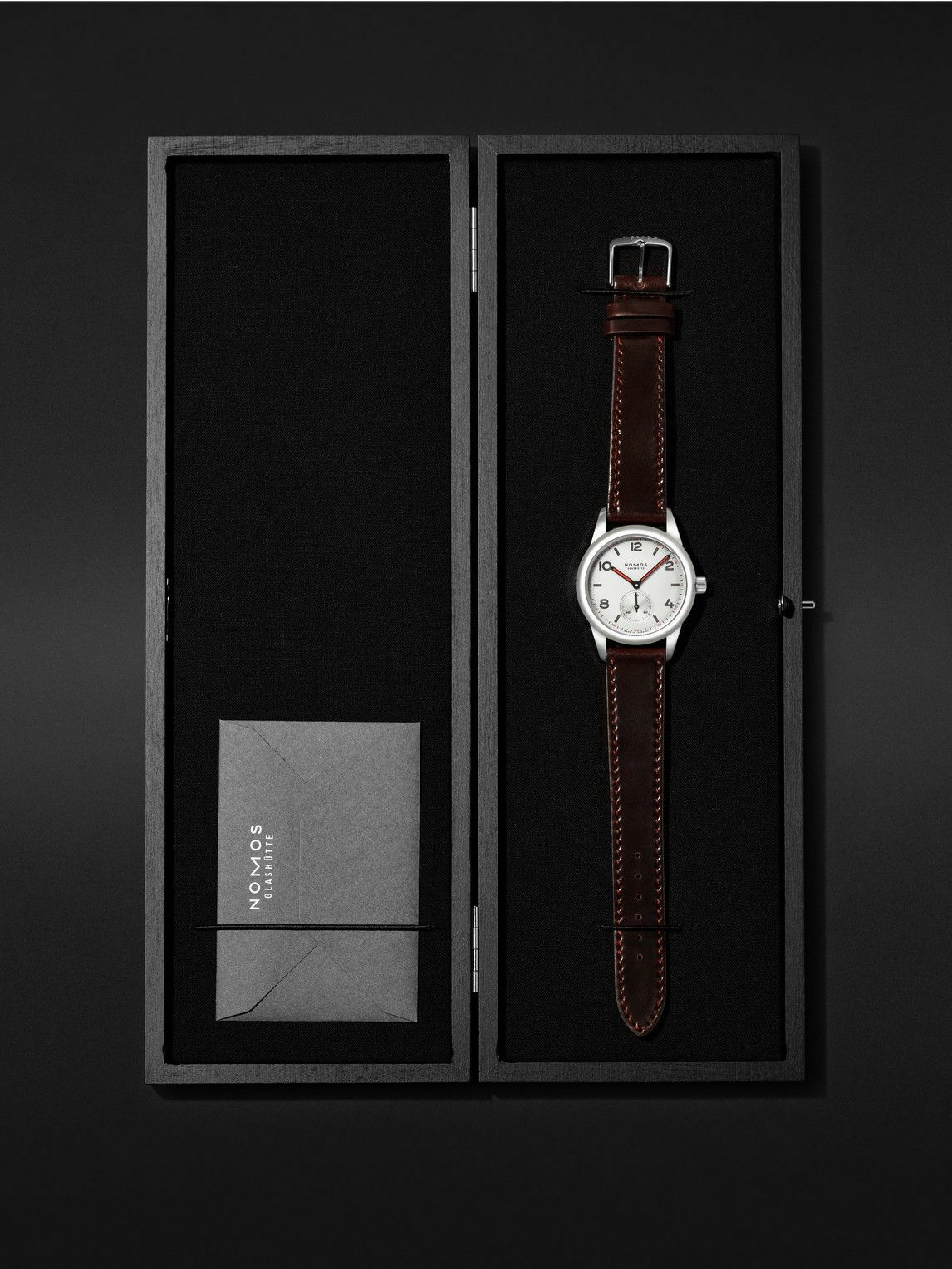 NOMOS Glashütte - Club Automatic 36mm Stainless Steel and Leather Watch, Ref. No. 703.1