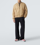 Valentino Garavani Demiyee suede-trimmed sneakers