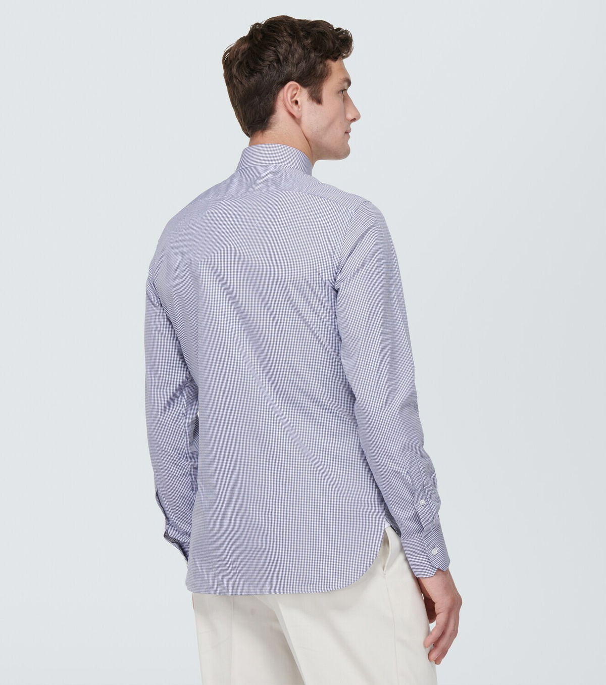 Zegna Trofeo checked cotton shirt