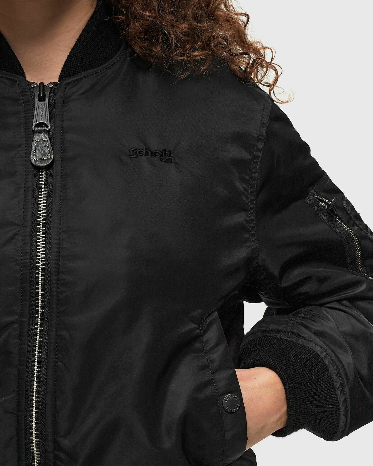 Schott Nyc Airf90 Wrs Jacket Black Bomber Jackets