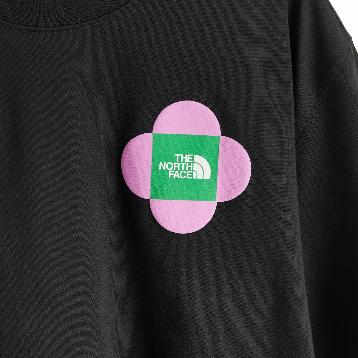 【送料&関税込】The North Face X Yinka Ilori Logo Printed Sw The North Face NSE x Yinka Ilori Blossom T-Shirt in Tnf