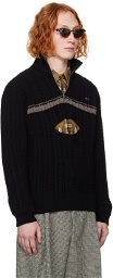 Commission Black Field Sweater