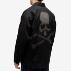 MASTERMIND WORLD Men's Embroidered Shirt Jacket in Black