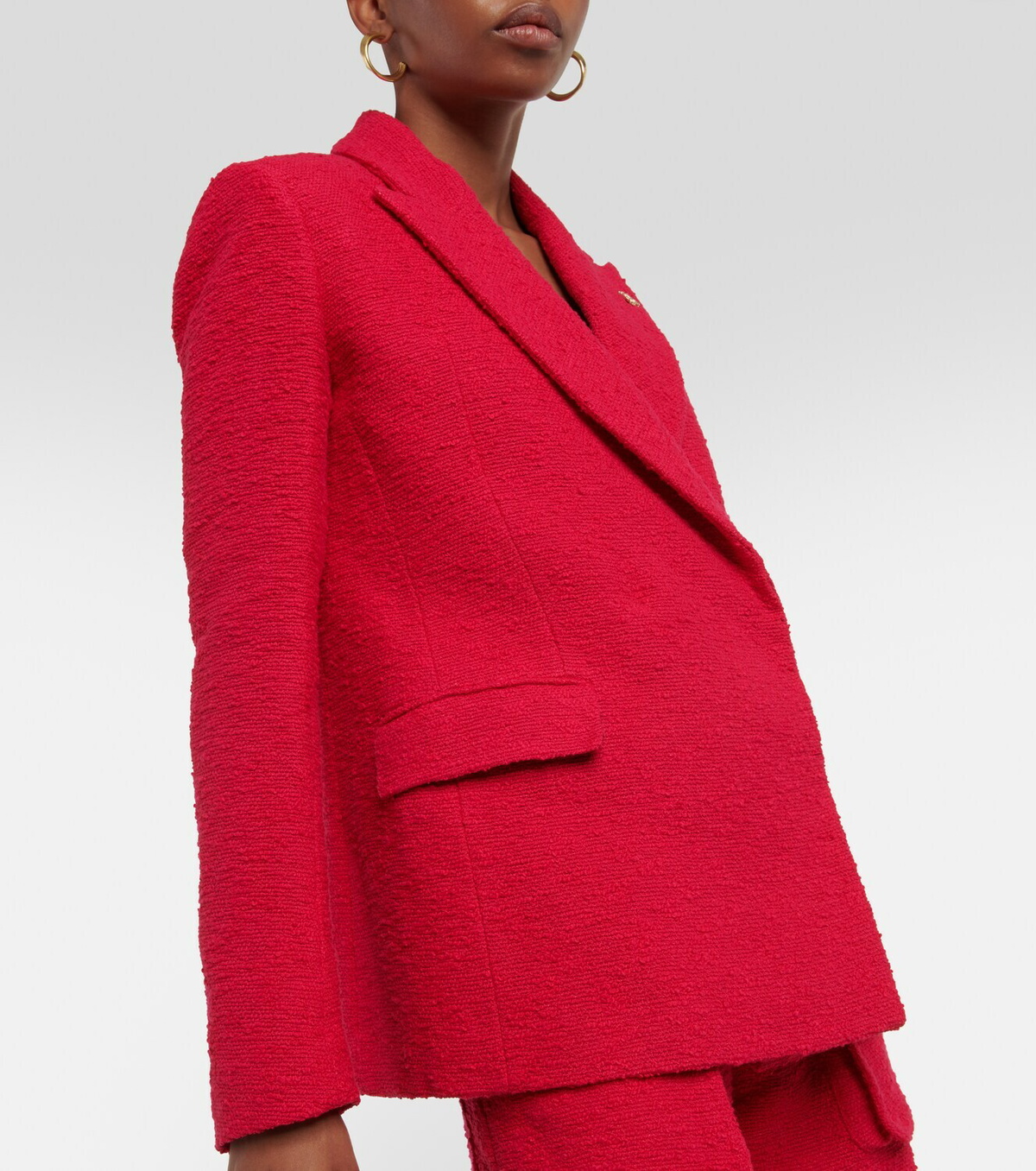 Amiri - Double-breasted bouclé blazer