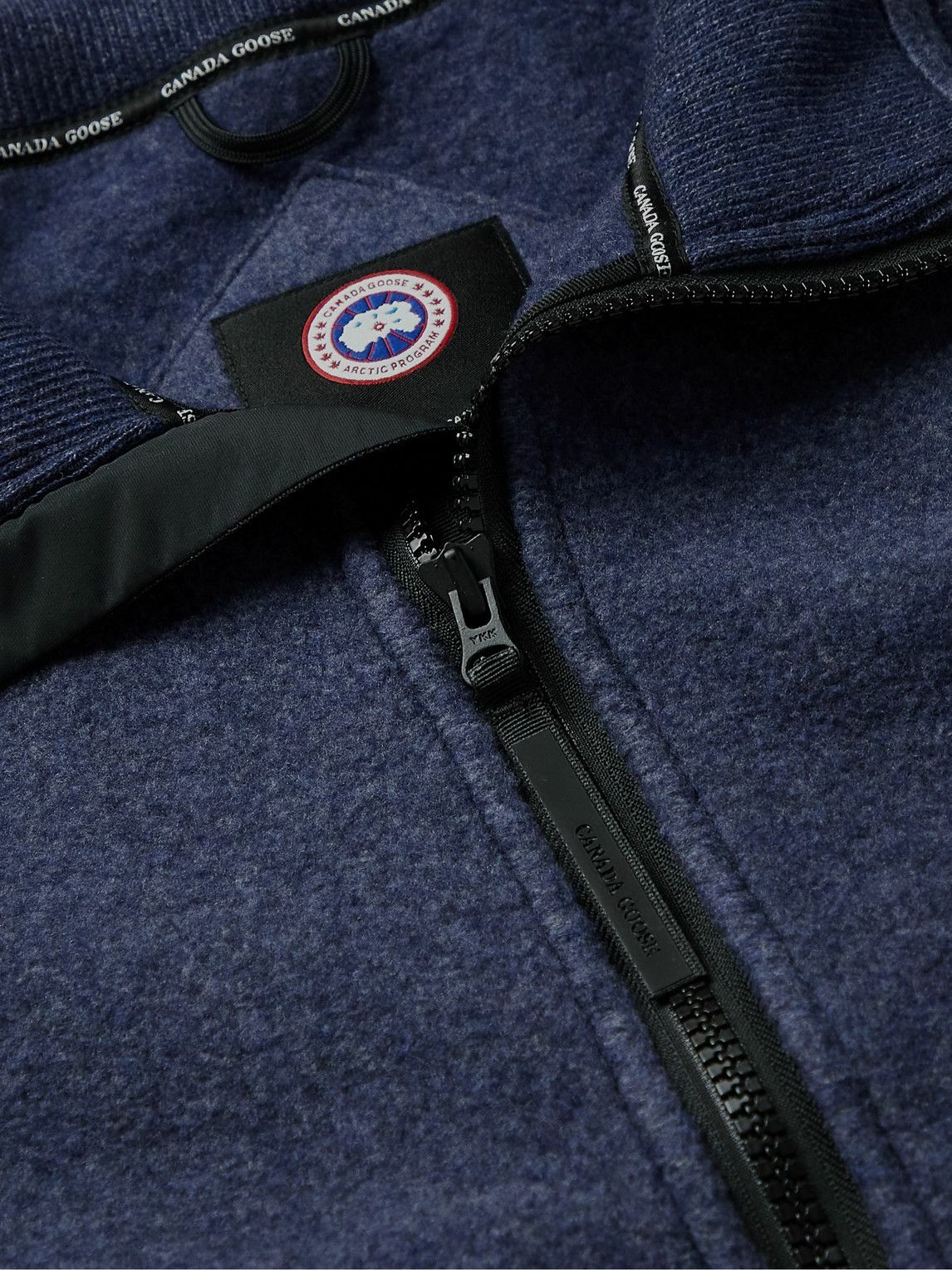 Canada Goose - Lawson Logo-Appliquéd Kind Fleece Jacket - Blue