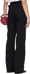 GANNI Black Belted Trousers