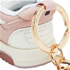 Off-White Women's Sneaker Keychain in Pink