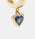 Shay Jewelry 18kt gold huggies with sapphires