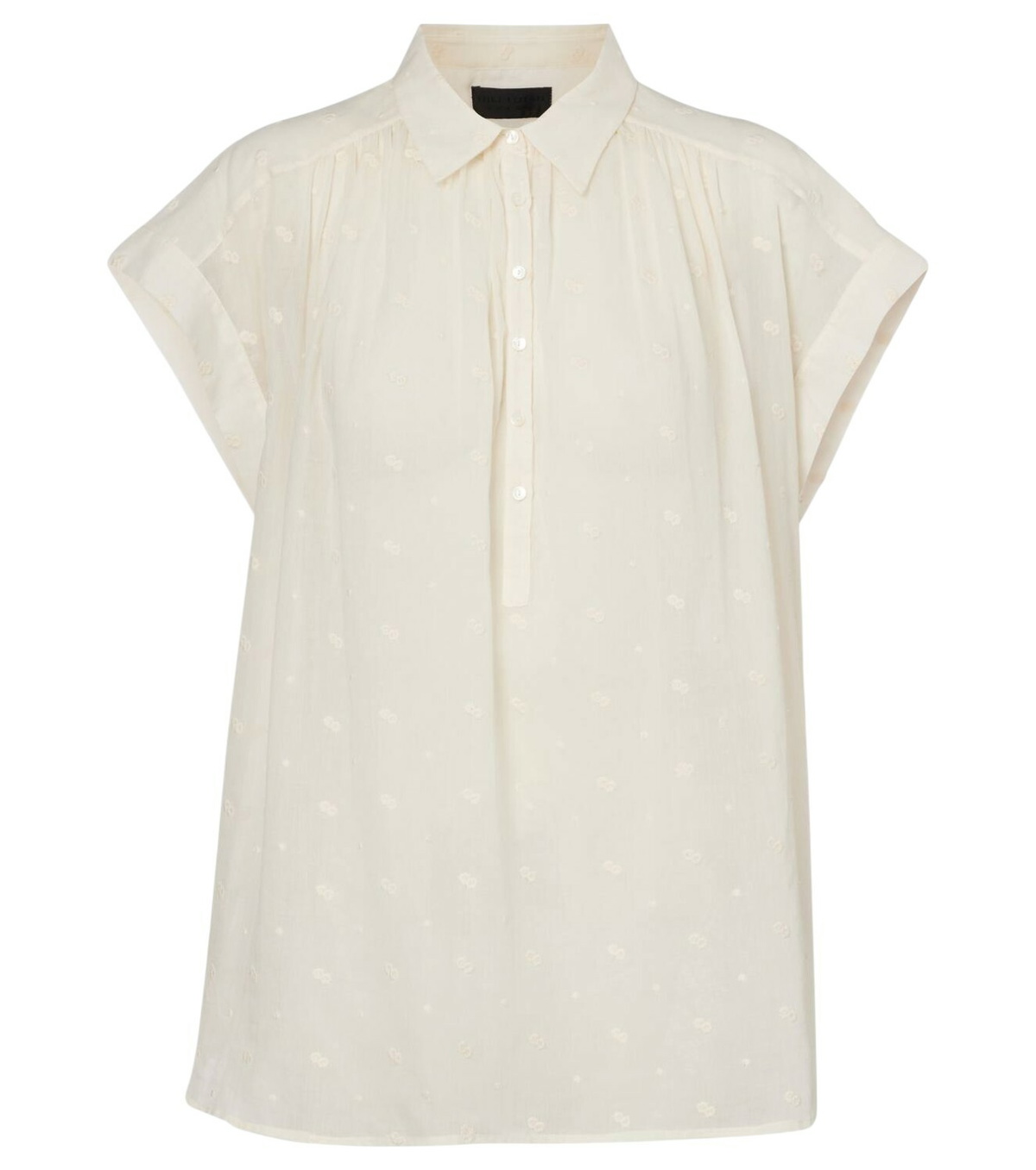 Nili Lotan Mikki broderie anglaise cotton top Nili Lotan