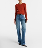 Saint Laurent Cropped cashmere sweater