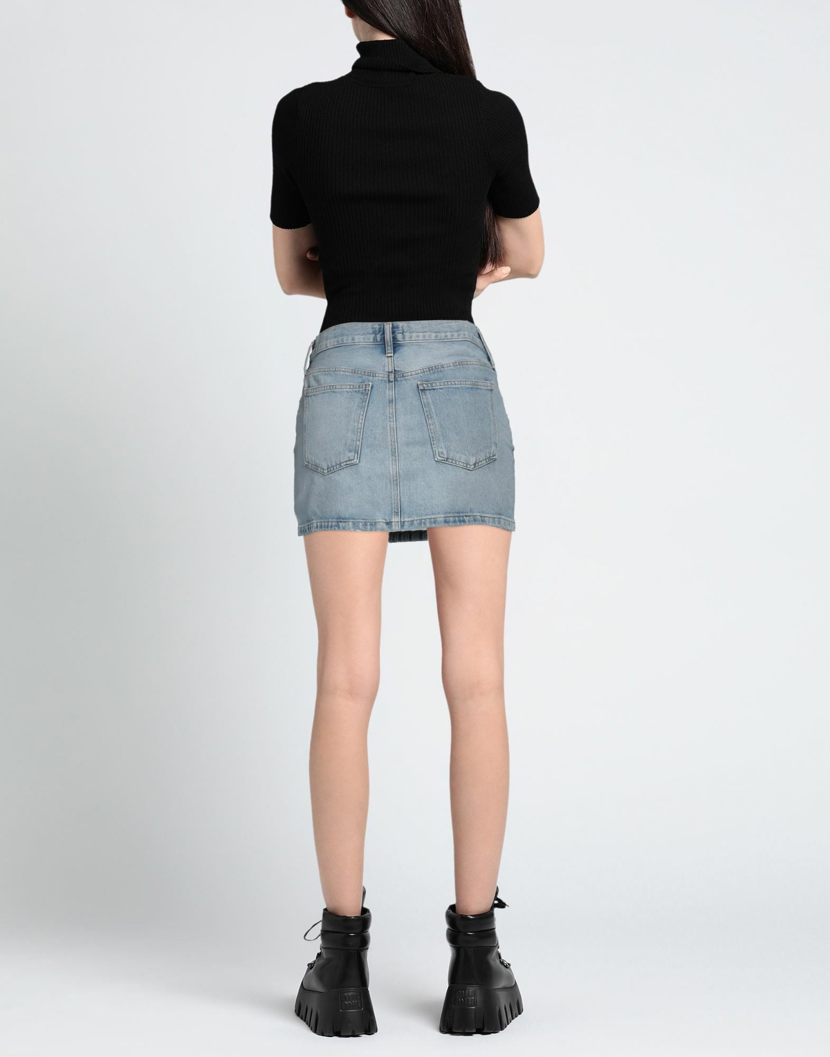 Agolde Womens Denim skirt in Blue