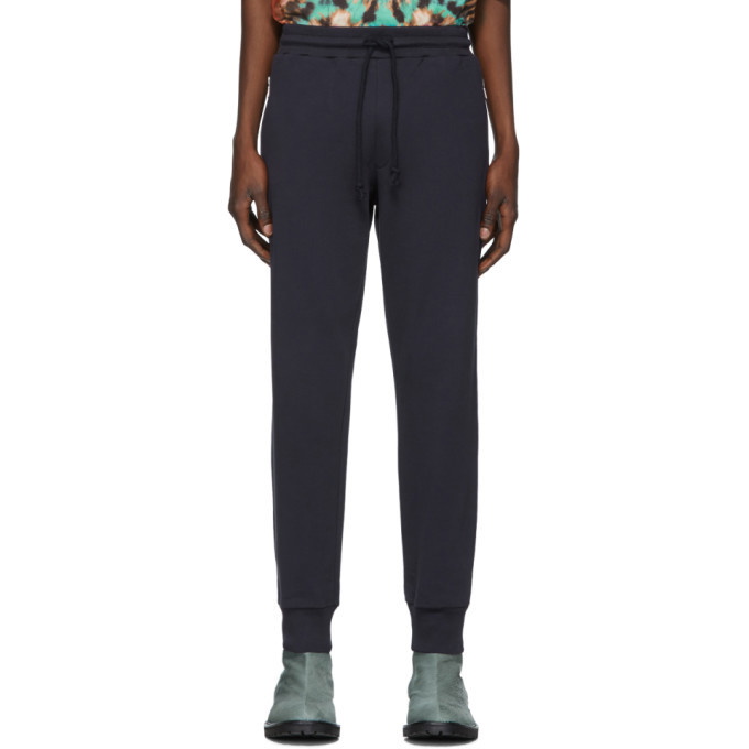 Photo: Dries Van Noten Navy Heflin Lounge Pants