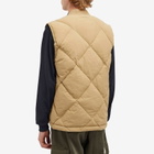 Kestin Men's Linton Padded Vest in Sand Recycled Nylon