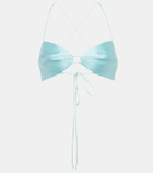 The Sei Silk bra top