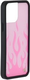 Wildflower Pink Flames iPhone 13 Pro Max Case