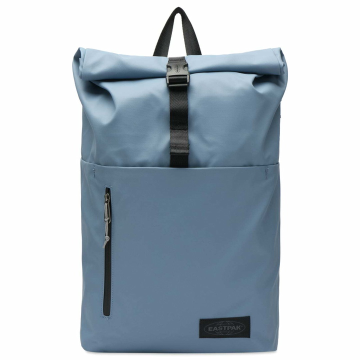 Photo: Eastpak Up Roll Travelpack Backpack in Tarp Dust Blue 
