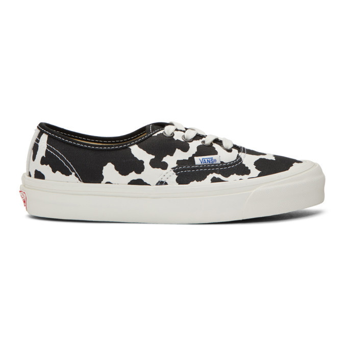 Photo: Vans Black and White Cow OG Authentic LX Sneakers