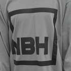 Neighborhood Men's Long Sleeve NH-8 T-Shirt in Grey