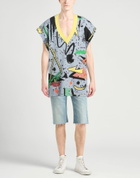Balmain Mens T-shirt in Grey