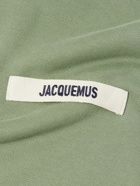 Jacquemus - Logo-Appliquéd Cotton-Jersey Hoodie - Green