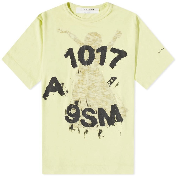 Photo: 1017 ALYX 9SM Men's Dancing T-Shirt in Washed Out Yellow