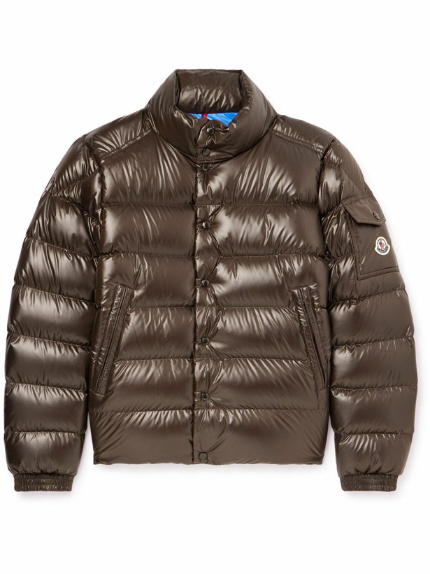 Photo: Moncler - Logo-Appliquéd Quilted Shell Down Jacket - Brown