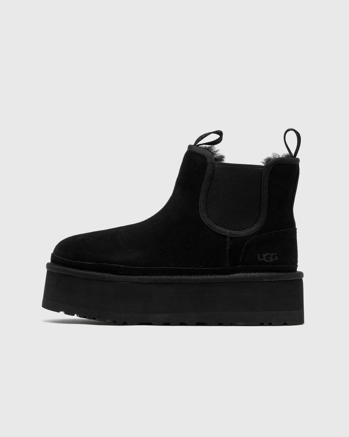 Ugg W Neumel Platform Chelsea Black Boots Ugg
