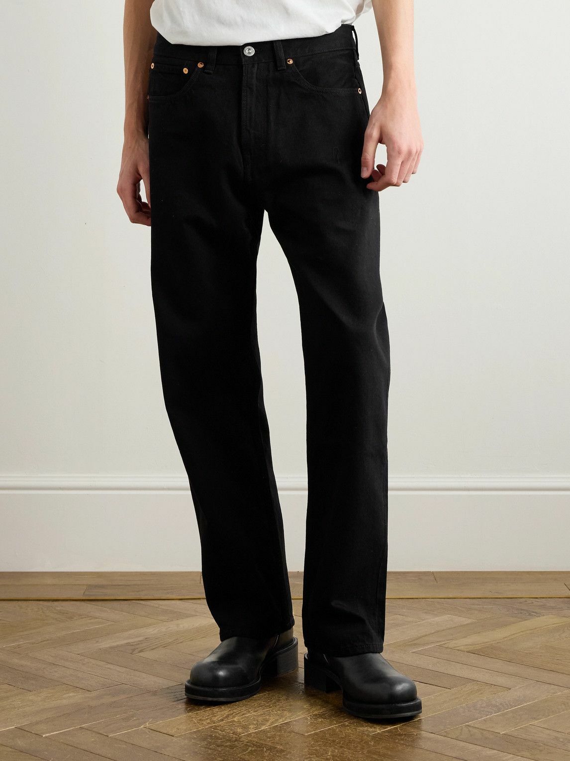 パンツ Our Legacy 25ss third cut black Our Legacy - Third Cut Black Coated Wash