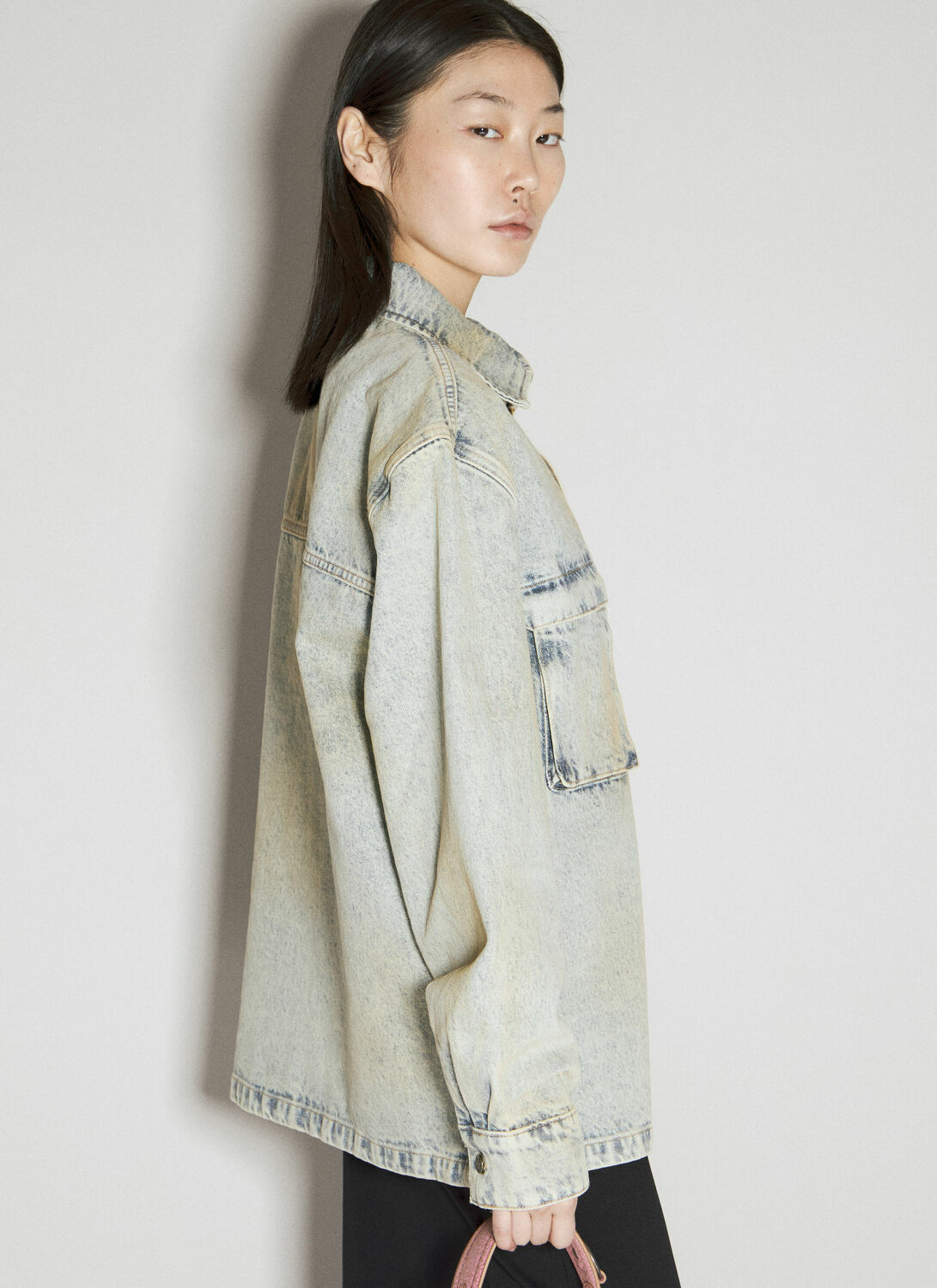 Guess USA Denim Utility Shirt