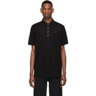 Burberry Black Press-Stud Polo